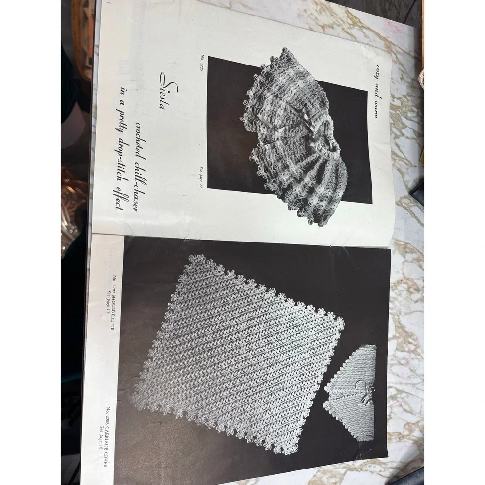 Vintage Dorothy Bradford Vol 22 Hairpin Lace Knitting Crochet Pattern Book